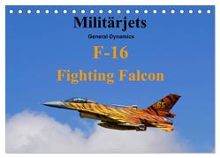 Militärjets General Dynamics F-16 Fighting Falcon (Tischkalender 2024 DIN A5 quer), CALVENDO Monatskalender von MUC-Spotter,  MUC-Spotter