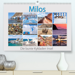 Milos – die bunte Kykladen Insel (Premium, hochwertiger DIN A2 Wandkalender 2022, Kunstdruck in Hochglanz) von Watzinger - traumbild , - Max