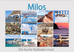 Milos – die bunte Kykladen Insel (Wandkalender 2022 DIN A2 quer) von Watzinger - traumbild , - Max