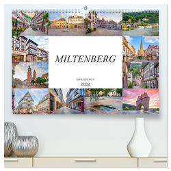 Miltenberg Impressionen (hochwertiger Premium Wandkalender 2024 DIN A2 quer), Kunstdruck in Hochglanz von Meutzner,  Dirk