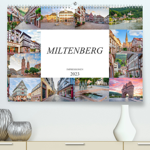 Miltenberg Impressionen (Premium, hochwertiger DIN A2 Wandkalender 2023, Kunstdruck in Hochglanz) von Meutzner,  Dirk