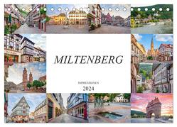 Miltenberg Impressionen (Tischkalender 2024 DIN A5 quer), CALVENDO Monatskalender von Meutzner,  Dirk