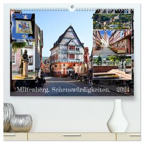 Miltenberg. Sehenswürdigkeiten. (hochwertiger Premium Wandkalender 2024 DIN A2 quer), Kunstdruck in Hochglanz von Schmidt,  Sergej