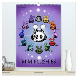 Mimiplushies (hochwertiger Premium Wandkalender 2024 DIN A2 hoch), Kunstdruck in Hochglanz von Creation / Petra Haberhauer,  Pezi