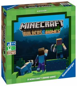 Ravensburger Familienspiel Minecraft Builders & Biomes, Gesellschaftsspiel für Kinder und Erwachsene, für 2-4 Spieler, Brettspiel ab 10 Jahren von Blum,  Ulrich