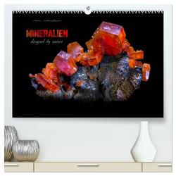 MINERALIEN designed by nature (hochwertiger Premium Wandkalender 2024 DIN A2 quer), Kunstdruck in Hochglanz von Schmidbauer,  Heinz