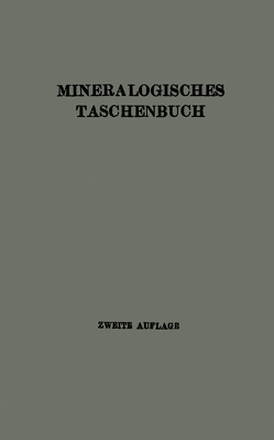 Mineralogisches Taschenbuch der Wiener Mineralogischen Gesellschaft von Hibsch,  J.E., Himmelbauer,  A., Koechlin,  R., Marchet,  A., Michel,  H., Rotky,  O.