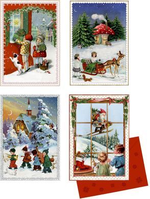 Mini-Adventskalender – Nostalgische Adventspost von Behr,  Barbara