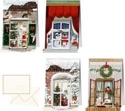 Mini-Adventskalender – Nostalgische Weihnachtsfenster von Behr,  Barbara