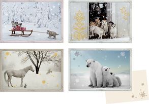 Mini-Adventskalender – Tiere im Schnee von Daniela Lengers