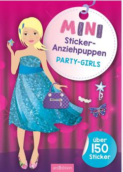 Mini-Sticker-Anziehpuppen – Party-Girls von Schindler,  Eva