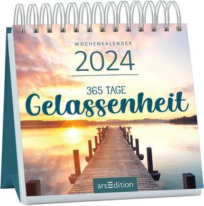 Mini-Wochenkalender 365 Tage Gelassenheit 2024