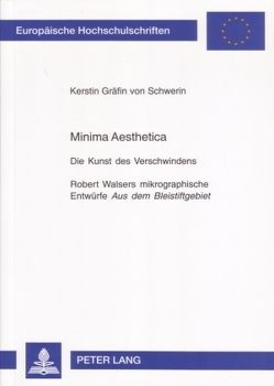 Minima Aesthetica von Gräfin von Schwerin,  Kerstin