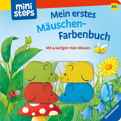 ministeps: Mein erstes Mäuschen-Farbenbuch von Grimm,  Sandra, Senner,  Katja