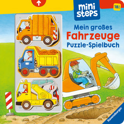 ministeps: Mein großes Fahrzeuge Puzzle-Spielbuch von Bliesener,  Klaus, Cuno,  Sabine