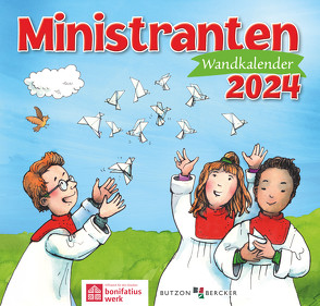 Ministranten-Wandkalender 2024 von Badel,  Christian, Sigg,  Stephan