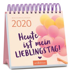 Miniwochenkalender Heute ist mein Lieblingstag 2020 – kleiner Aufstellkalender mit Wochenkalendarium