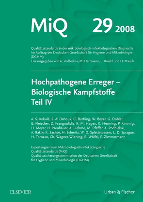 MiQ 29: Hochpathogene Erreger, Biologische Kampfstoffe, Teil IV von Herrmann,  Mathias, Kniehl,  Eberhard, Mauch,  Harald, Podbielski,  Andreas