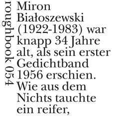 M’ironien von Bialoszewski,  Miron, Kraus,  Dagmara