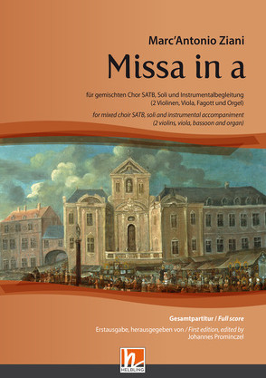 Missa in a – Gesamtpartitur (SATB) von Ordinarium missae, Prominczel,  Johannes, Ziani,  Marc`Antonio