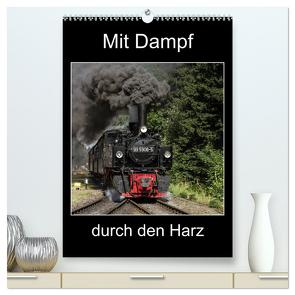Mit Dampf durch den Harz (hochwertiger Premium Wandkalender 2024 DIN A2 hoch), Kunstdruck in Hochglanz von Maurer,  Marion