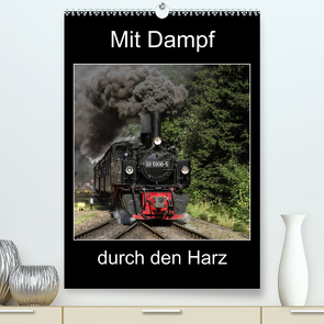 Mit Dampf durch den Harz (Premium, hochwertiger DIN A2 Wandkalender 2023, Kunstdruck in Hochglanz) von Maurer,  Marion