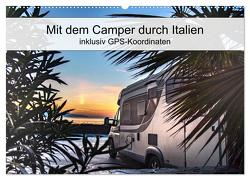 Mit dem Camper durch Italien – inklusiv GPS-Koordinaten (Wandkalender 2024 DIN A2 quer), CALVENDO Monatskalender von Steiner und Matthias Konrad,  Carmen