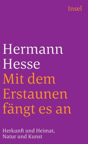 Mit dem Erstaunen fängt es an von Hesse,  Hermann, Michels,  Volker