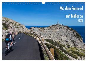 Mit dem Rennrad auf Mallorca (Wandkalender 2024 DIN A3 quer), CALVENDO Monatskalender von Poul,  Herbert