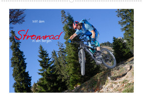 Mit dem Stromrad in den Bergen (Wandkalender 2023 DIN A2 quer) von Faltermaier,  Franz