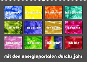 mit den energieportalen durchs jahr (Wandkalender 2022 DIN A2 quer) von Paetsch,  Frauke