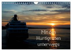 Mit den Hurtigruten unterwegs (Wandkalender 2024 DIN A4 quer), CALVENDO Monatskalender von Prediger Klaus Prediger,  Rosemarie