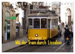Mit der Tram durch Lissabon (Tischkalender 2024 DIN A5 quer), CALVENDO Monatskalender von Löwe,  Karsten