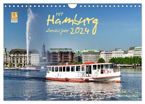 Mit Hamburg durchs Jahr 2024 (Wandkalender 2024 DIN A4 quer), CALVENDO Monatskalender von Ohde,  Christian