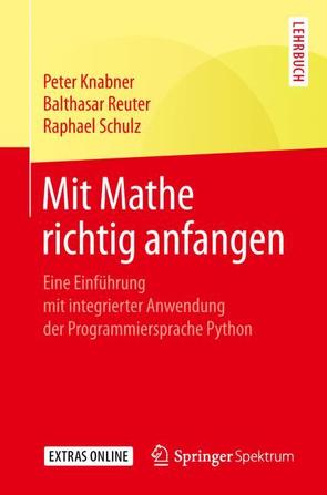 Mit Mathe richtig anfangen von Knabner,  Peter, Reuter,  Balthasar, Schulz,  Raphael