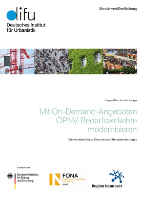 Mit On-Demand-Angeboten ÖPNV-Bedarfsverkehre modernisieren von Gies,  Jürgen, Langer,  Victoria