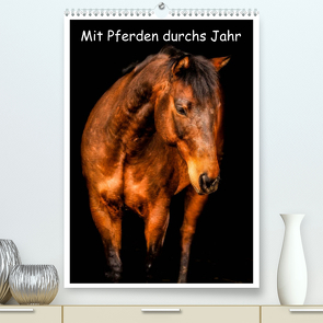 Mit Pferden durchs Jahr / Planer (Premium, hochwertiger DIN A2 Wandkalender 2023, Kunstdruck in Hochglanz) von Obermüller Fotografie,  Yvonne