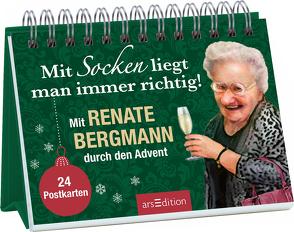 Mit Socken liegt man immer richtig! von Bergmann,  Renate