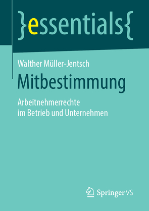 Mitbestimmung von Müller-Jentsch,  Walther