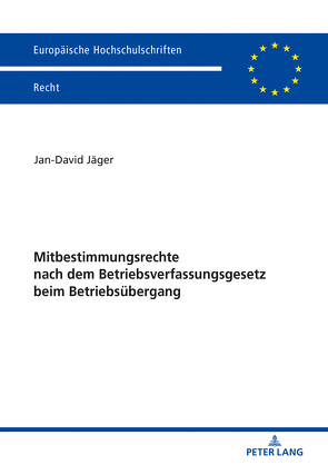 Mitbestimmungsrechte nach dem Betriebsverfassungsgesetz beim Betriebsübergang von Jäger,  Jan-David