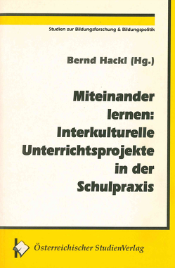 Miteinander lernen von Hackl,  Bernd