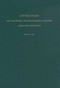 Mitteilungen des Deutschen Archäologischen Instituts, Athenische Abteilung. 2010 von Niemeier,  Wolf-Dietrich, Senff,  Reinhard