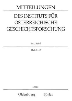 Mitteilungen des Instituts für Österreichische Geschichtsforschung / Mitteilungen des Instituts für Österreichische Geschichtsforschung von Brunner,  Karl