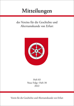 Mitteilungen des Vereins für die Geschichte und Altertumskunde von Erfurt von Heinemeyer,  Karl