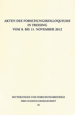 Mitteilungen und Forschungsbeiträge der Cusanus-Gesellschaft von Euler,  Andreas