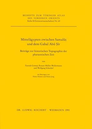 Mittelägypten zwischen Samalut und dem Gabal Abu Sir von Gomaà,  Farouk, Müller-Wollermann,  Renate, Schenkel,  Wolfgang