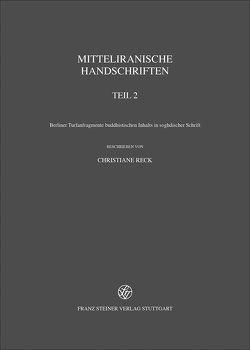 Mitteliranische Handschriften von Reck,  Christiane