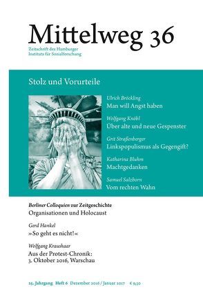 Mittelweg 36. Zeitschrift des Hamburger Instituts für Sozialforschung von Bluhm,  Katharina, Bröckling,  Ulrich, Christ,  Michaeala, Hankel,  Gerd, Knöbl,  Wolfgang, Kraushaar,  Wolfgang, Nolzen,  Armin, Salzborn,  Samuel, Straßenberger,  Grit