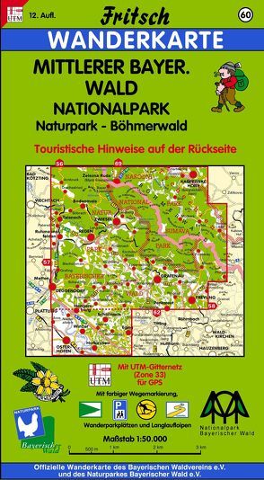 Mittlerer Bayerischer Wald Nationalpark von Fritsch Landkartenverlag