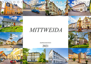 Mittweida Impressionen (Tischkalender 2021 DIN A5 quer) von Meutzner,  Dirk